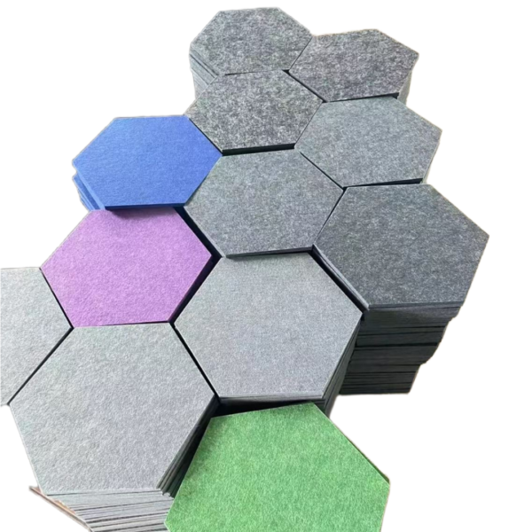 Hexagon Acoustic Wall tiles 350mm x 300mm/Piece X 6 /Pack