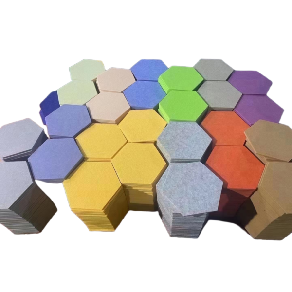 Hexagon Acoustic Wall tiles 350mm x 300mm/Piece X 6 /Pack